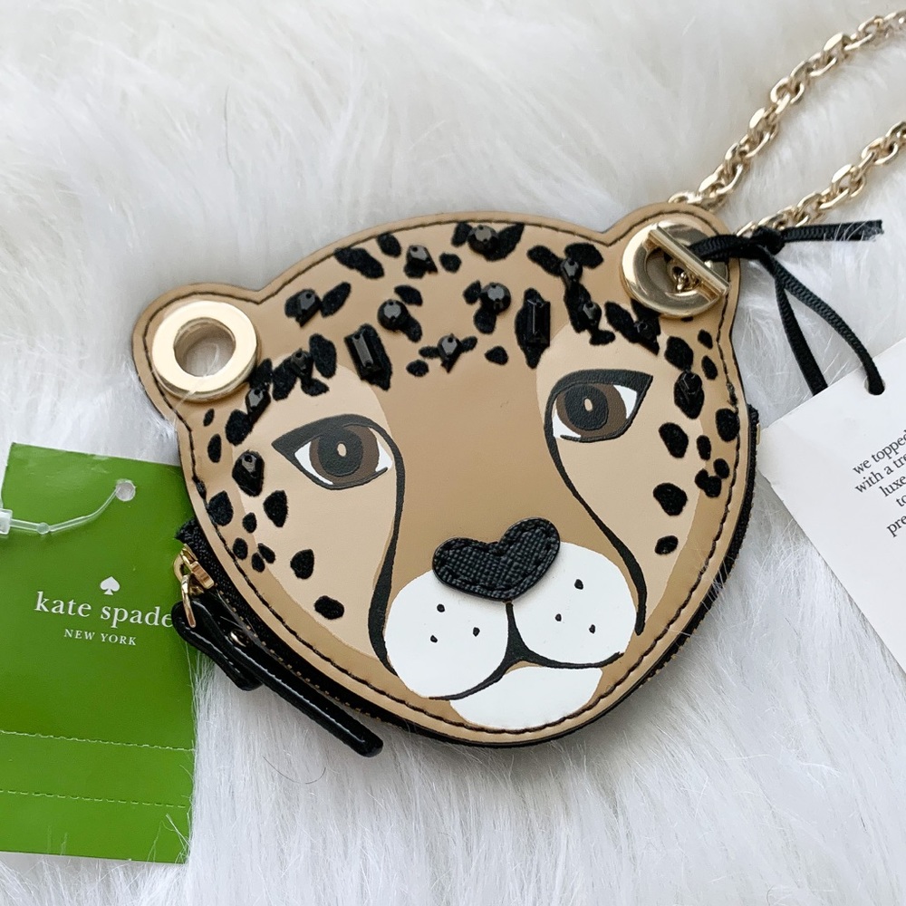 Kate Spade Leopard Coin Purse “Run Wild”